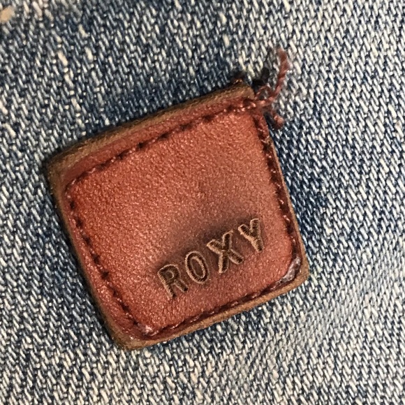 ROXY denim 13/31 polka dot pockets new - Picture 3 of 11